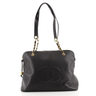 Chanel Vintage Timeless Zip Tote Caviar Medium