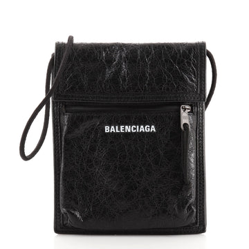 Balenciaga Explorer Strap Pouch Leather