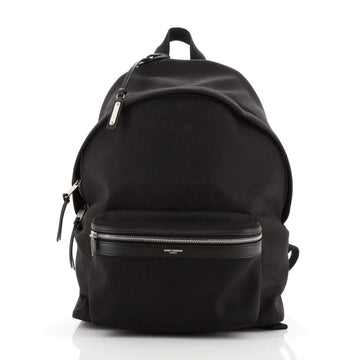Saint Laurent City Backpack Canvas Medium