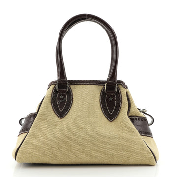 Fendi Bag Du Jour Raffia with Leather Small