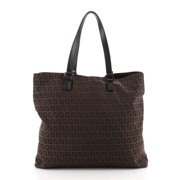 Fendi Vintage Shopping Tote Zucchino Canvas Large