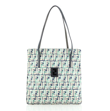 Fendi Logo Tote Zucca Nylon Medium