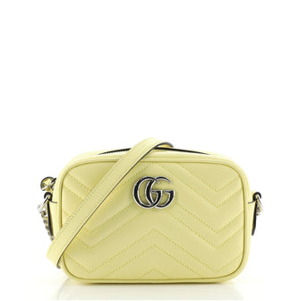 Gucci GG Marmont Shoulder Bag Matelasse Leather Mini