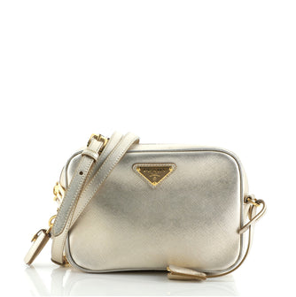 Prada Camera Shoulder Bag Saffiano Leather Small