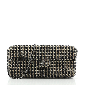 Chanel Vintage CC Chain Flap Bag Tweed East West