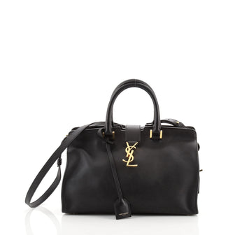 Saint Laurent Monogram Cabas Leather Small