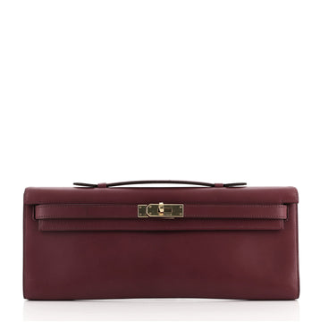 Hermes Kelly Cut Pochette Tadelakt