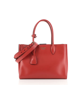 Prada Soft Bibliotheque Tote City Calfskin Medium