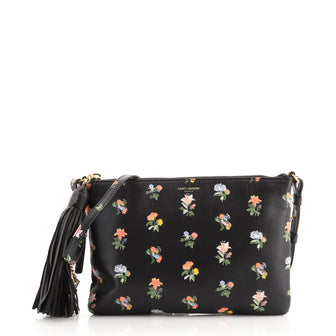 Saint Laurent Teen Monogram Crossbody Bag	 Printed Leather