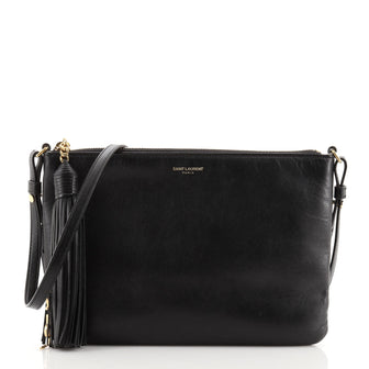 Saint Laurent Teen Monogram Crossbody Bag Leather