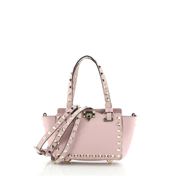 Valentino Rockstud Tote Soft Leather Micro