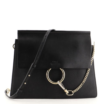 Chloe Faye Shoulder Bag Leather Medium