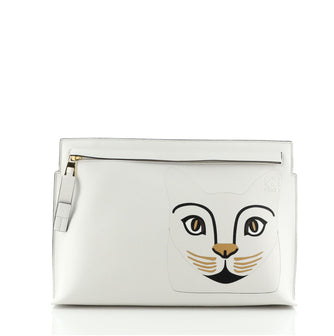 Loewe T Pouch Printed Leather