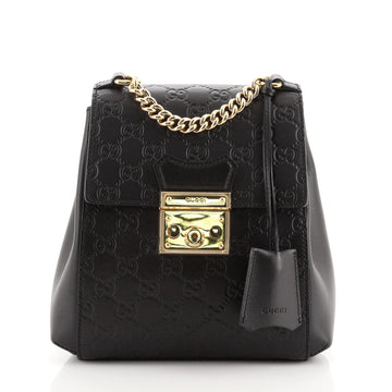 Gucci Padlock Backpack Guccissima Leather Mini