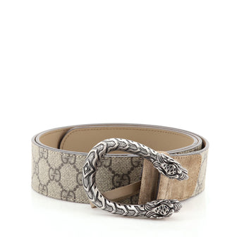 Gucci Dionysus Belt GG Coated Canvas Wide