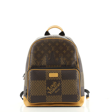 Louis Vuitton Nigo Campus Backpack Limited Edition Giant Damier and Monogram Canvas