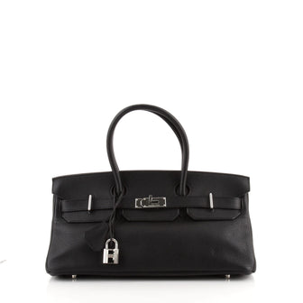 Hermes Birkin JPG Bag Black Clemence with Palladium Hardware 42