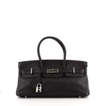 Hermes Birkin JPG Bag Black Clemence with Palladium Hardware 42