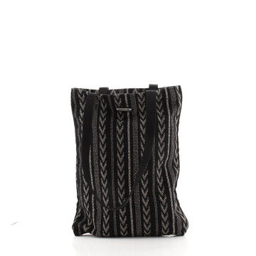 Saint Laurent Antibe Flat Tote Printed Canvas Medium