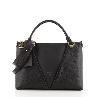 Louis Vuitton V Tote Monogram Empreinte Leather MM