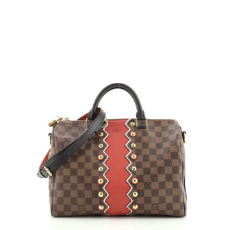 Louis Vuitton Speedy Bandouliere Bag Limited Edition Damier Karakoram 30
