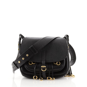Prada Corsaire Messenger Bag Calfskin and Saffiano Leather
