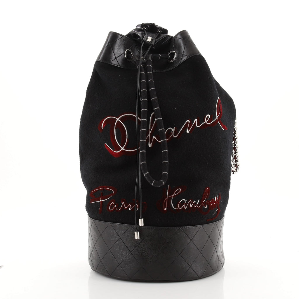 A true Unicorn. Chanel Paris-Hamburg Sling Backpack Bag Crafted