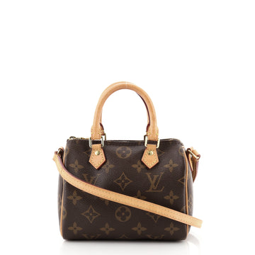 Louis Vuitton Speedy Bandouliere Bag Monogram Canvas Nano
