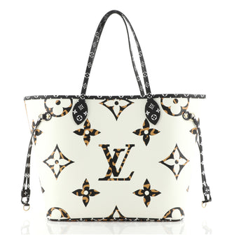 Louis Vuitton Neverfull NM Tote Limited Edition Jungle Monogram Giant MM