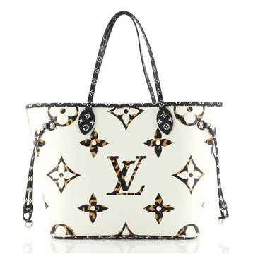 Louis Vuitton Neverfull NM Tote Limited Edition Jungle Monogram Giant MM