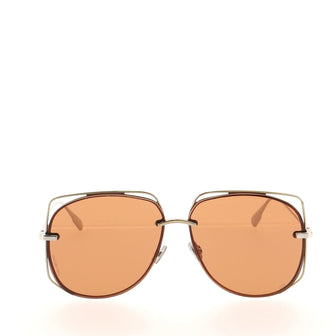 Christian Dior Stellaire 6 Aviator Sunglasses Metal
