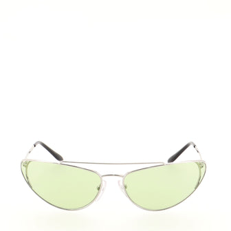 Prada Ultravox Cat Eye Sunglasses Metal