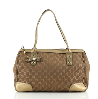 Gucci Princy Boston Bag GG Lurex Small