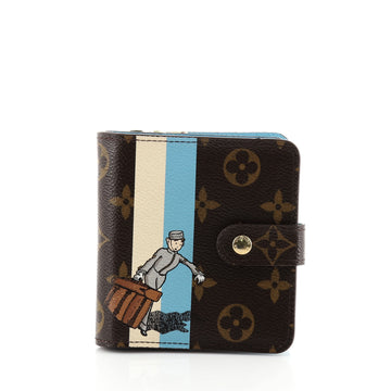 Louis Vuitton Compact Zippe Wallet Limited Edition Monogram Canvas