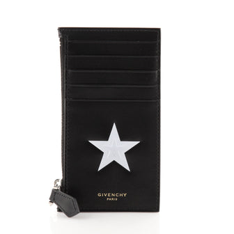 Givenchy Zipped Card Holder Embellished Leather