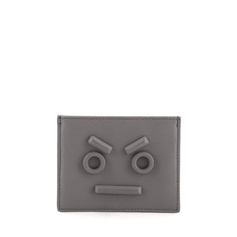 Fendi Faces Card Holder Leather