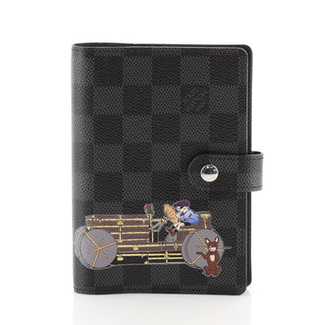 Louis Vuitton Ring Agenda Cover Limited Edition Damier Graphite PM