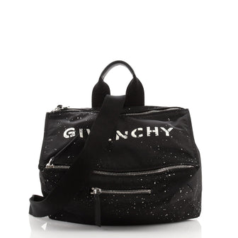 Givenchy Logo Pandora Messenger Bag Nylon Large