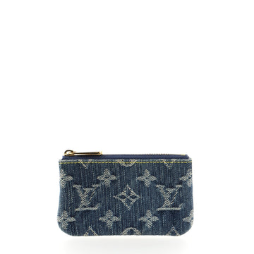Louis Vuitton Key Pouch Monogram Denim