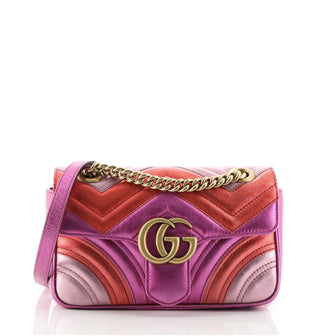Gucci GG Marmont Flap Bag Matelasse Leather Mini