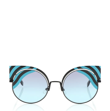 Fendi Hypnoshine Cat Eye Sunglasses Metal