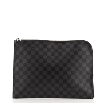 Louis Vuitton Zip Around Pochette Jour Damier Graphite GM