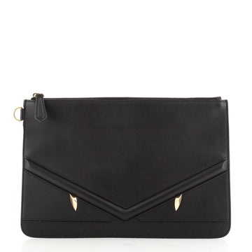 Fendi Monster Clutch Leather Medium