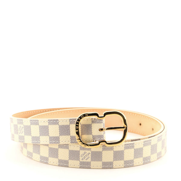 Louis Vuitton Mini Belt Damier Thin Brown 1375072