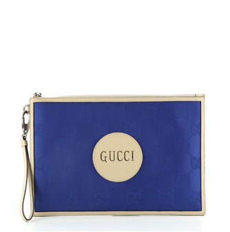 Gucci Off The Grid Wristlet Pouch GG Nylon Medium
