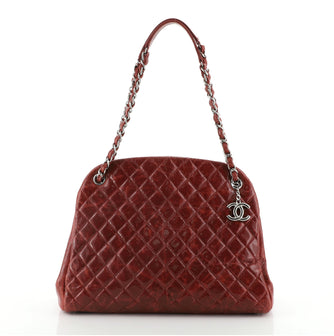 Chanel Just Mademoiselle Bag Quilted Aged Calfskin Large