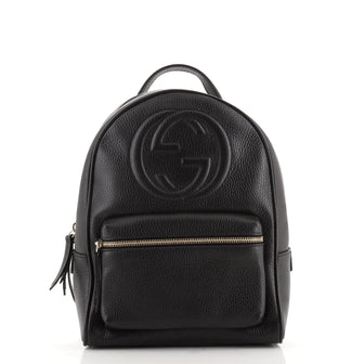 Gucci Soho Chain Backpack Leather