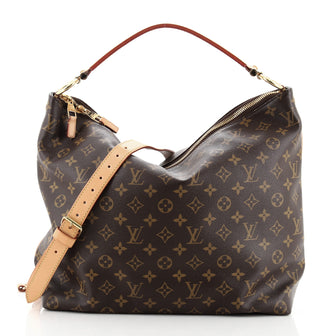 Louis Vuitton Sully Handbag Monogram Canvas MM