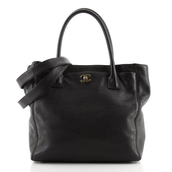 Chanel North South Cerf Executive Tote Leather Large