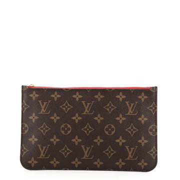 Louis Vuitton Neverfull Pochette Monogram Canvas Large